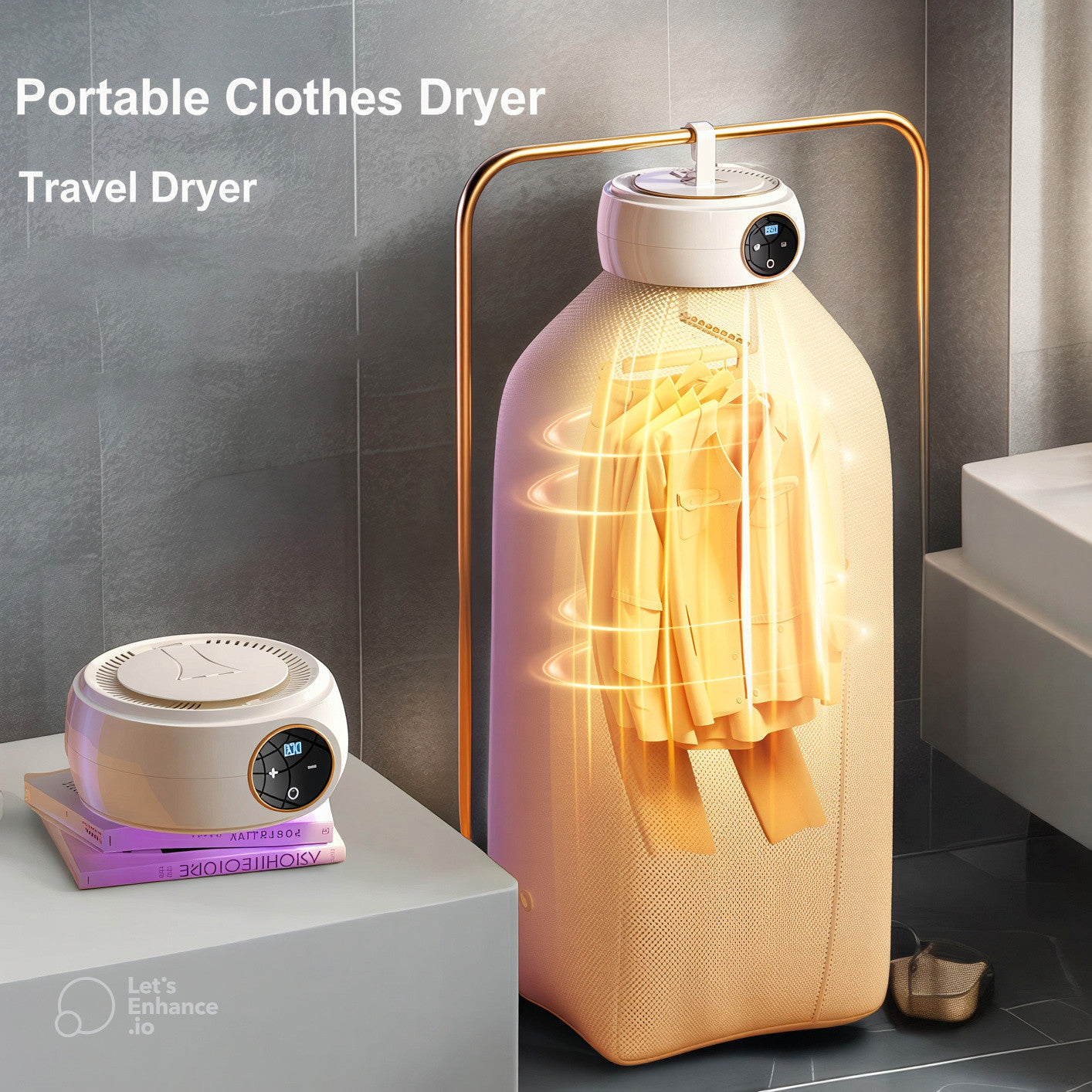 🚀 Portable Electric Clothes Dryer Cabinet | Smart Foldable Wardrobe Dryer | Fast Drying & Sterilization System
