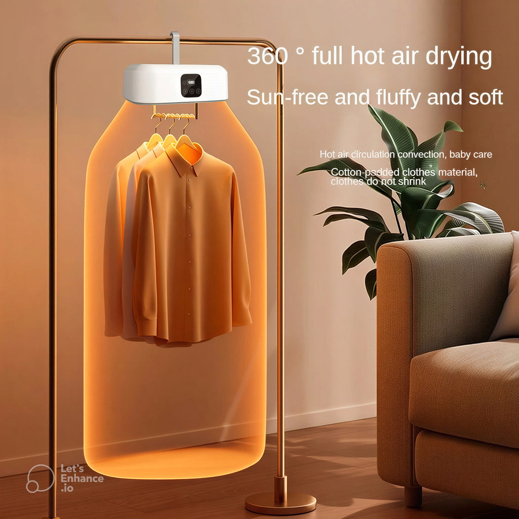 🚀 Portable Electric Clothes Dryer Cabinet | Smart Foldable Wardrobe Dryer | Fast Drying & Sterilization System