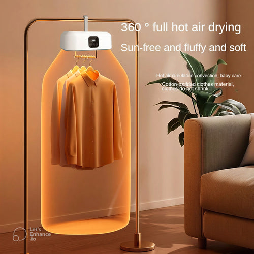 🚀 Portable Electric Clothes Dryer Cabinet | Smart Foldable Wardrobe Dryer | Fast Drying & Sterilization System